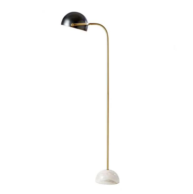 American personality creative electroplating marble base model room decoration living room bedroom floor lamp