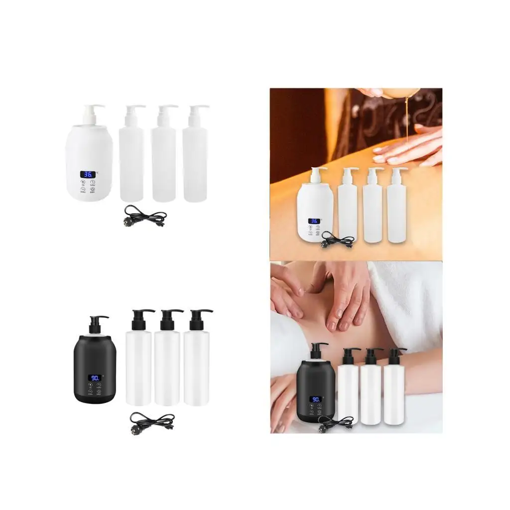 

Электрический подогреватель для массажного масла на одну бутылку с регулировкой температуры, многофункциональный, профессиональный, с LED-дисплеем