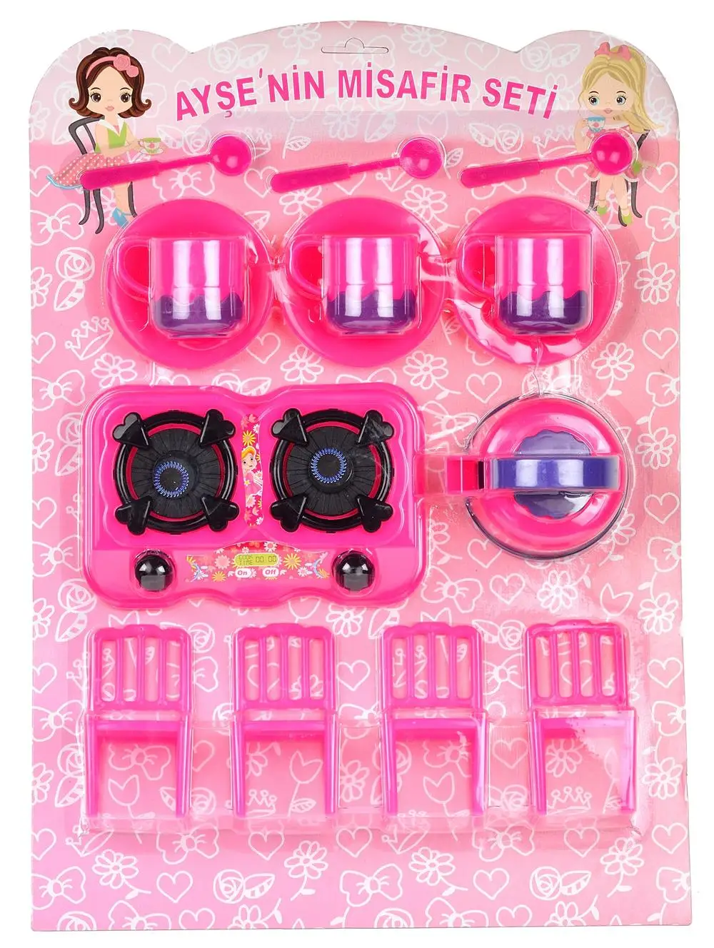 15 piece foot guest toy set