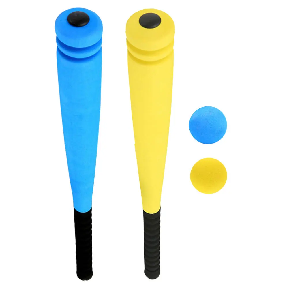 2Sets Kids Foam Baseball Bat Kinderzachte, lichtgewicht outdoor-swing-trainingstool voor kleuterschool Speelveiligheid Gripontwerp