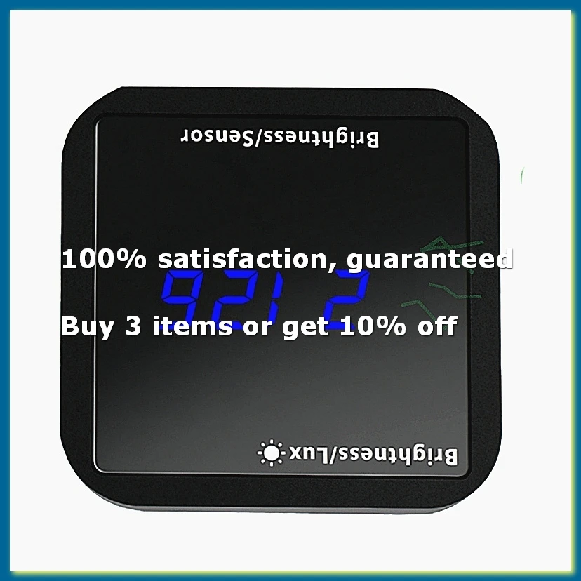 ●Tuya WIFI Light Sensor Brightness Detector with Temperature Humidity Detection Display Smart Home Security Linkage