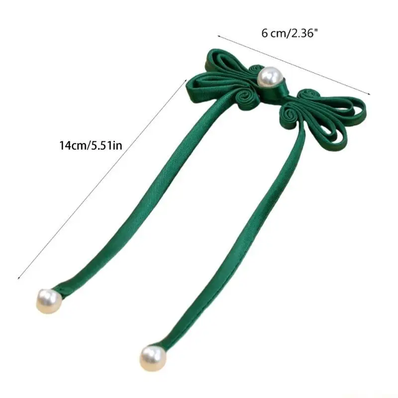 31BF Cheongsam Buttons Chinese Knot Pearl Closure for DIY Sewing Sweater Cardigans