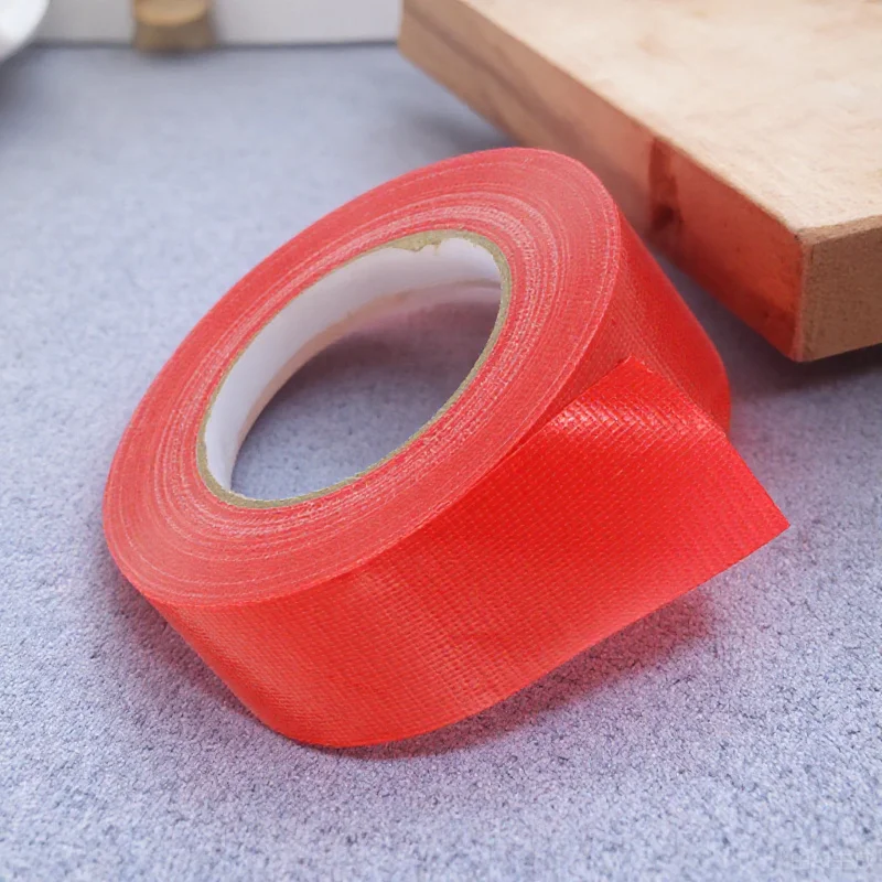 1 قطعة 1 لفة لتقوم بها بنفسك الحرف القناة لتقوم بها بنفسك إصلاح في الهواء الطلق داخلي القناة ل داخلي شريط لاصق أحمر استخدام شريط لاصق متعدد الأغراض #6