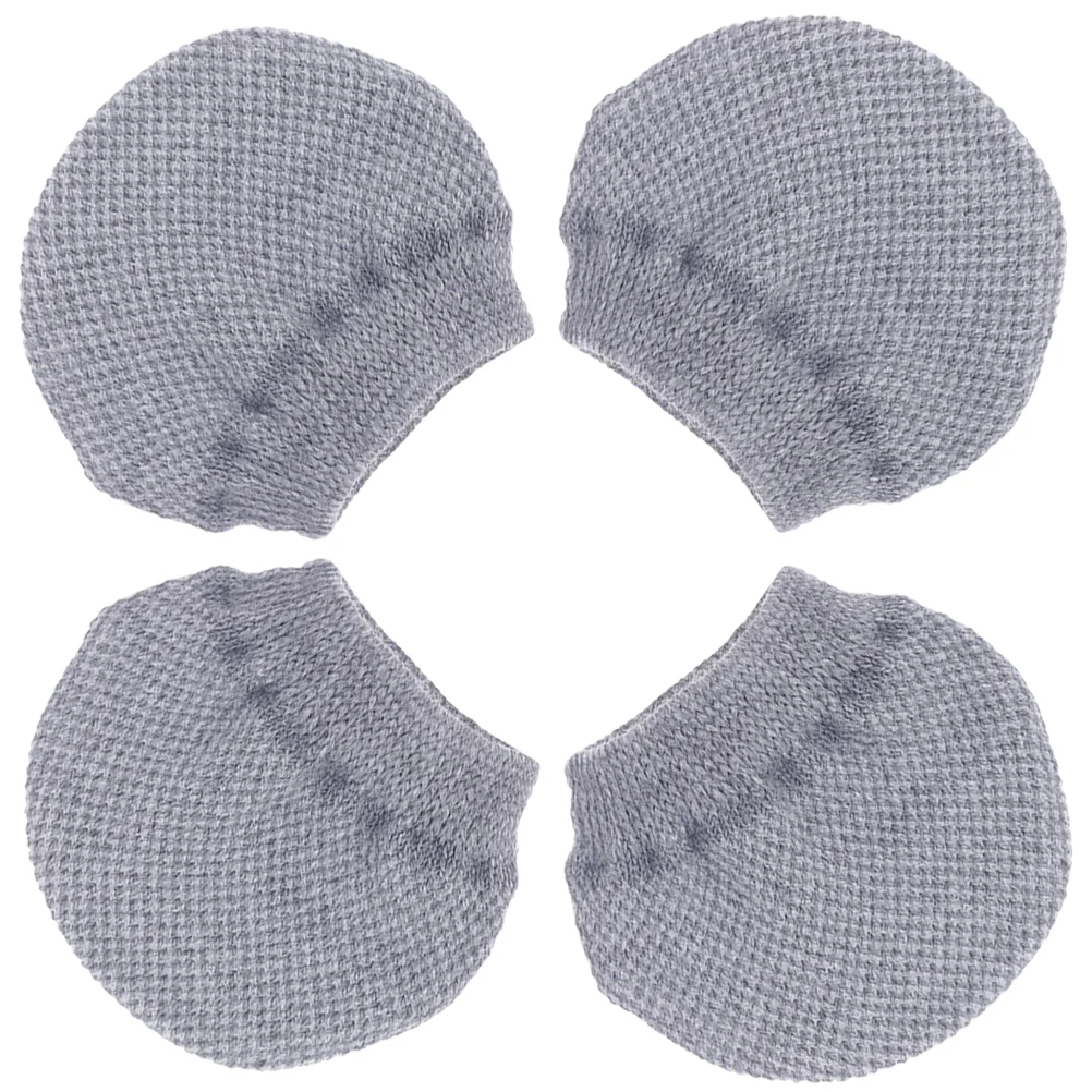 

Support Trolley Case Wheel Cover Furniture Pads Table Feet Cap Non-slip Grey Polyester Chairs