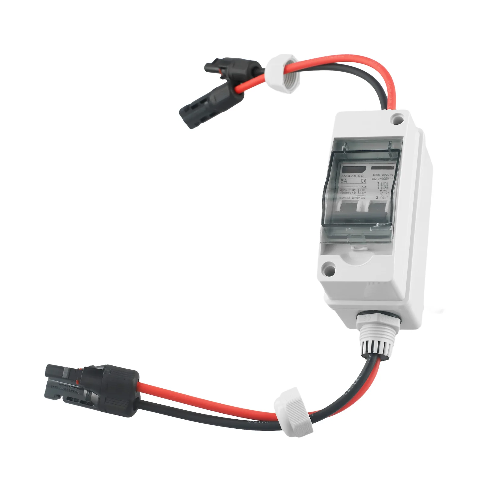 30A Circuit Breaker DC AC Circuit Breaker Rated Current 30A Breaking Capacity 4 for ka Waterproof And Dustproof Outdoor Use