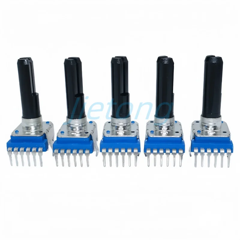 5pcs RK12 Dual 6Pin Potentiometer B10K A103 A203 A503 A104 Electronic Organ Speaker Audio Volume Adjustment A10K A20K A50K A100K