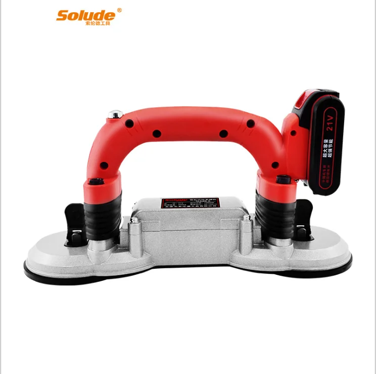 2025 كفاءة عالية الكهربائية كوب شفط مزدوج قابل للتعديل بلاط الأرضيات السيراميك آلة شفط هزاز