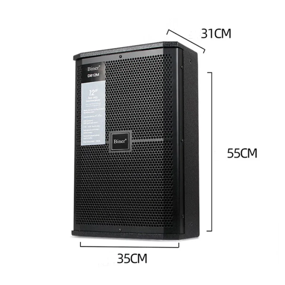 Biner D812  High Quality Single 12 inch  Sound System Speaker With Professional Audio For Stage Performance