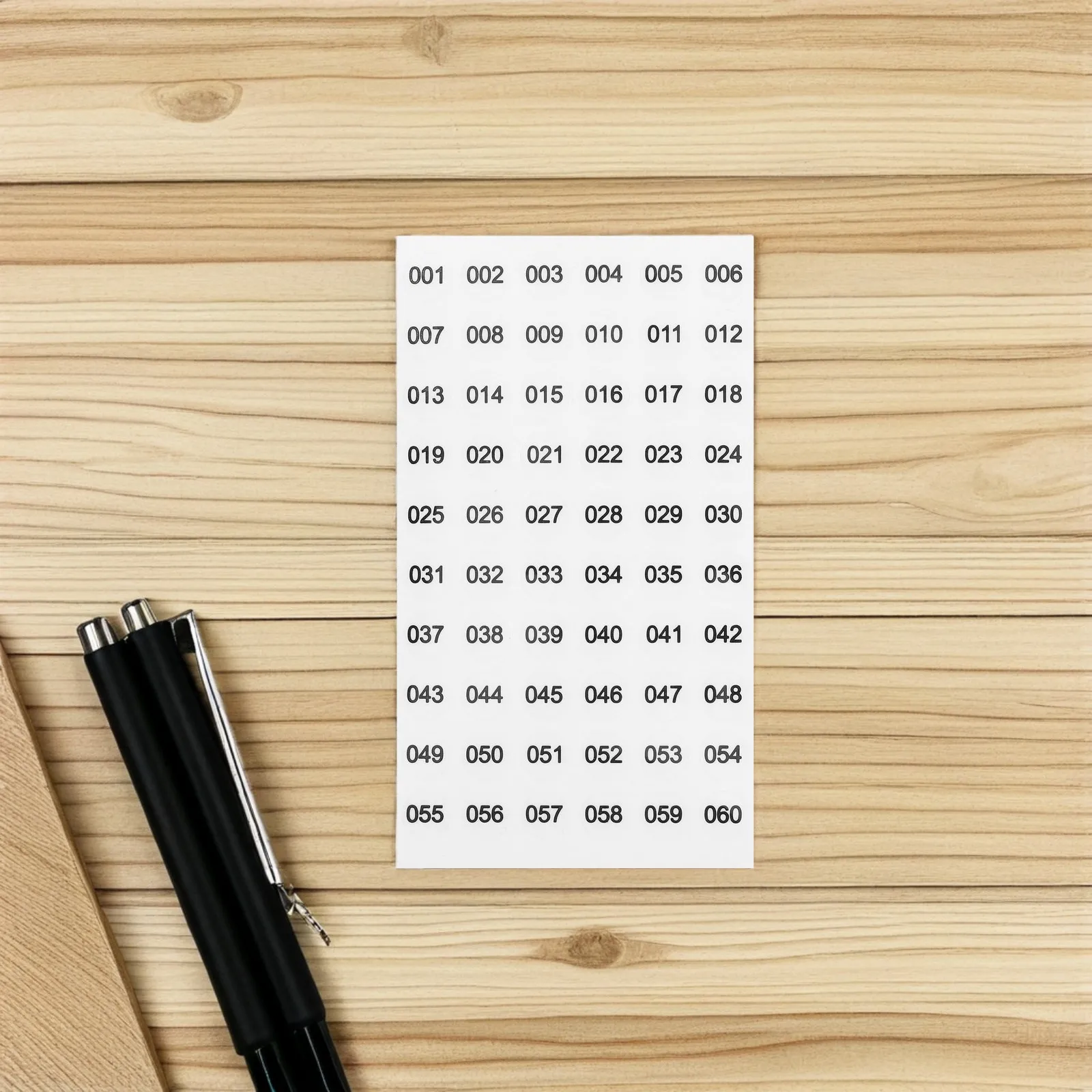 

10 Sheets Numbered Stickers Small Self Adhesive Number Labels 001-120 for Nail Polish Bottles File Number Stickers Organizing