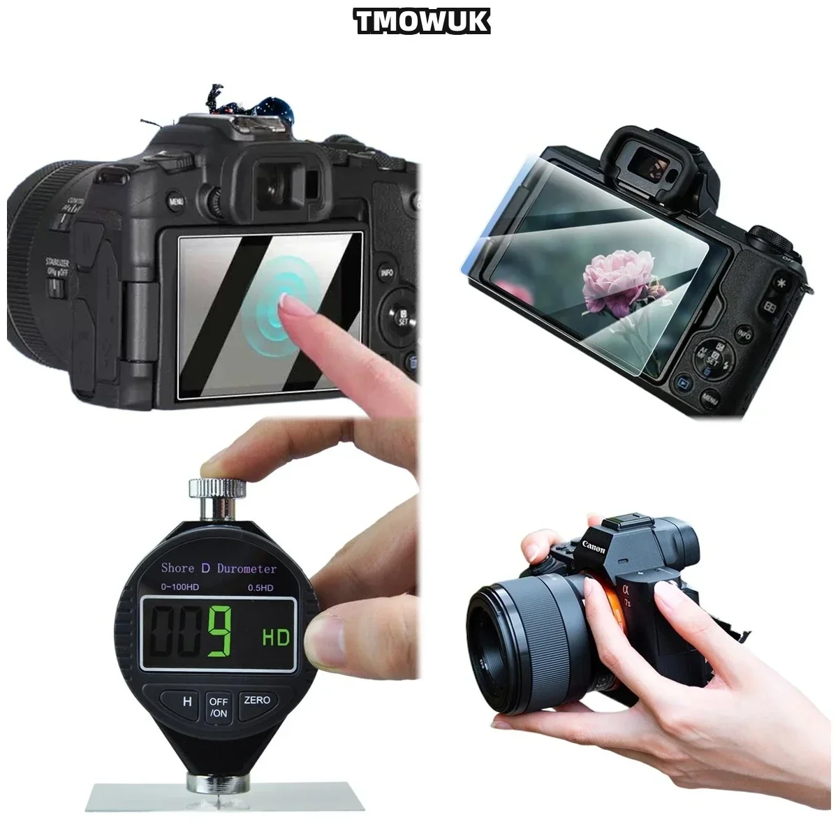 

Multi-Layer Coating Screen Protector For Canon 70D/80D/90D/7DIII/6DII/700D/750D/60D/77D/800D LCD Display