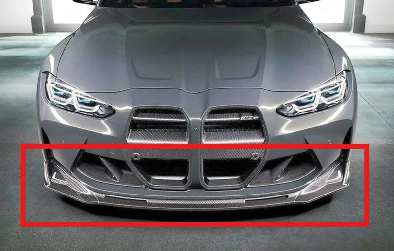

Top-Rated FORBMW G80 G82 G83 M3 M4 V Type Front Separator Bumper Lip Carbon Fiber 2021