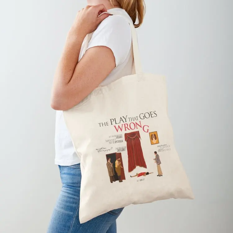 

The goes wrong play Tote Bag tote bag university Big bag women canvas tote cute pouch