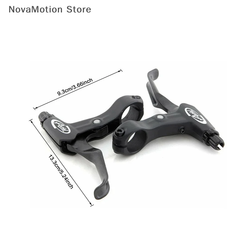 1 زوج سبائك الألومنيوم الخامس الفرامل الفرامل رافعة الدراجة الجبلية دراجة مقبض كرنك الفرامل