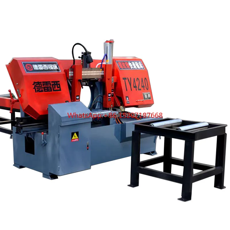 Hydraulic Horizontal Steel Bar Cast Iron Metal Cutting Sawing Machine Automatic Feed Aluminum Rebar Band Saw Cut Machinery