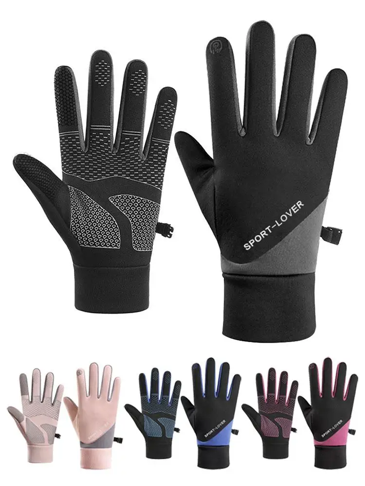 AliExpress Touchscreen Winter Sports Gloves  Windproof Thermal Gloves for Cycling Motorcycle Anti-Slip Warmth with Full Finger Design