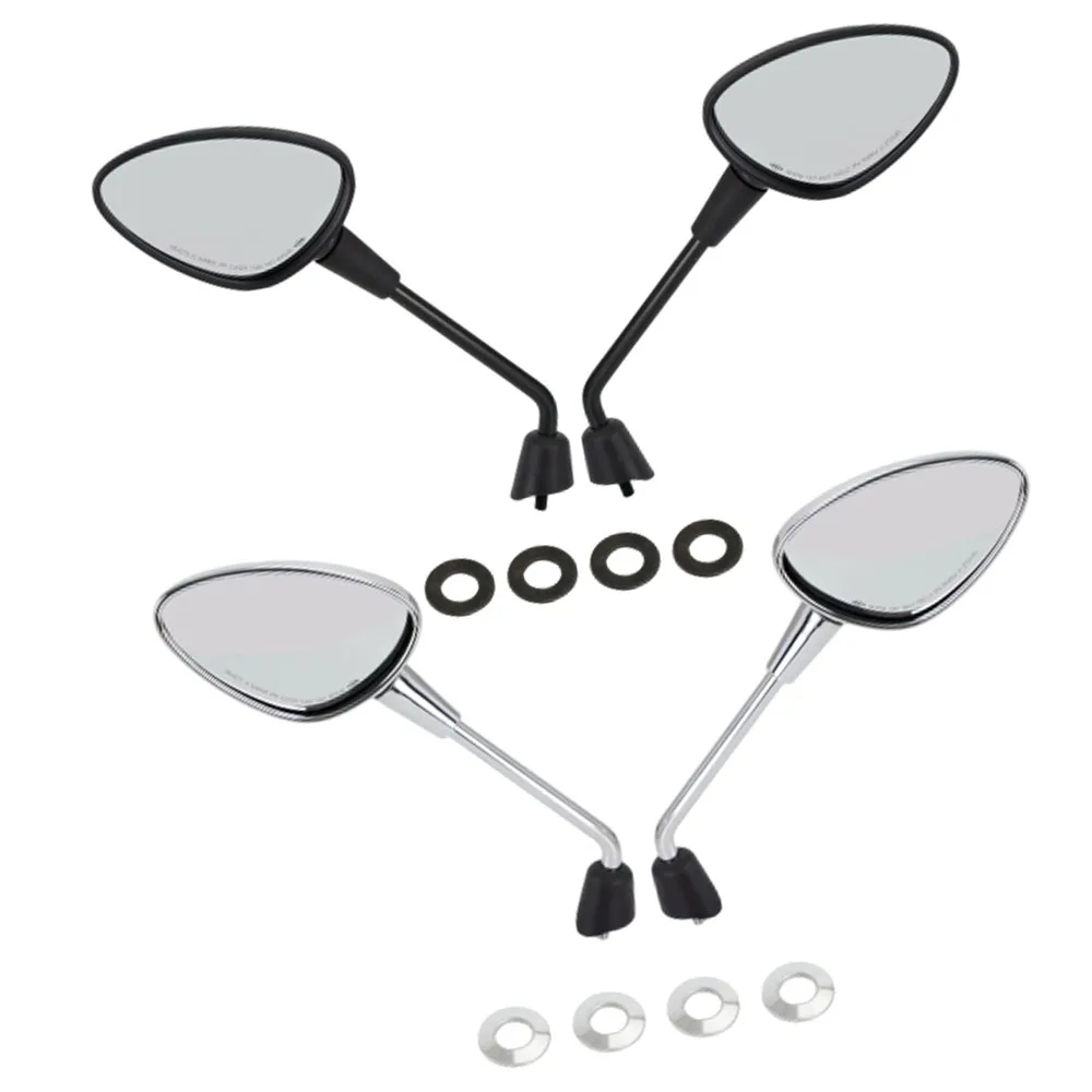 2pcs Motorcycle Rearview Mirrors For Vespa Sprint 50 Fits 2-Stroke 4-Stroke 2/4-Valve 3-Valve Euro 4/5 Durable accessories