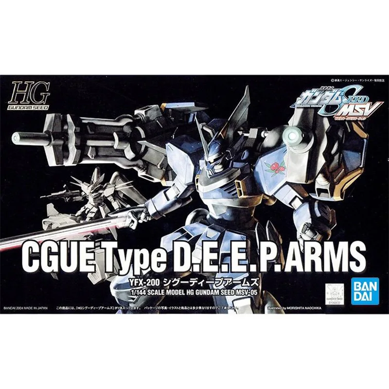 

Bandai Genuine HG GUNDAM CGUE Type D.E.E.P.ARMS Anime Action Figures Toys for Boys Girls Kids Gift Model Ornaments Original