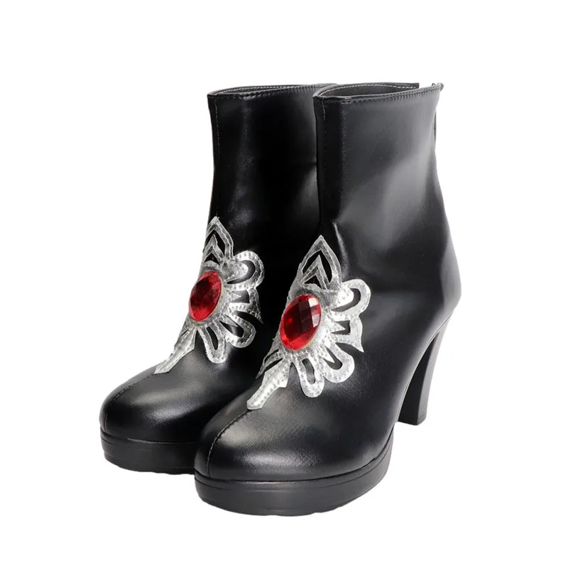 الهوية الخامس فتاة صغيرة ملكة جمال لوحة الرمان تأثيري أحذية هالوين كرنفال الأحذية بولي أحذية أحذية من الجلد تأثيري الدعائم مخصص #2