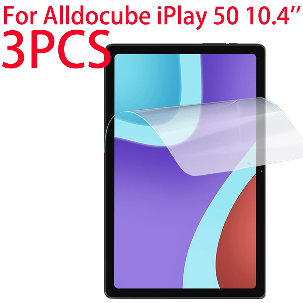 

3 Packs PET Soft Film Screen Protector For Alldocube iPlay 50 10.4 inch Protective Film For Alldocube iPlay50 10.4 inches