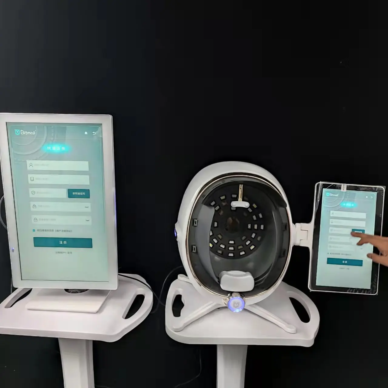 12-язычный 3D AI Smart Magic Mirror Анализатор кожи Анализ кожи от прыщей Анализатор проблем на лице Сканер