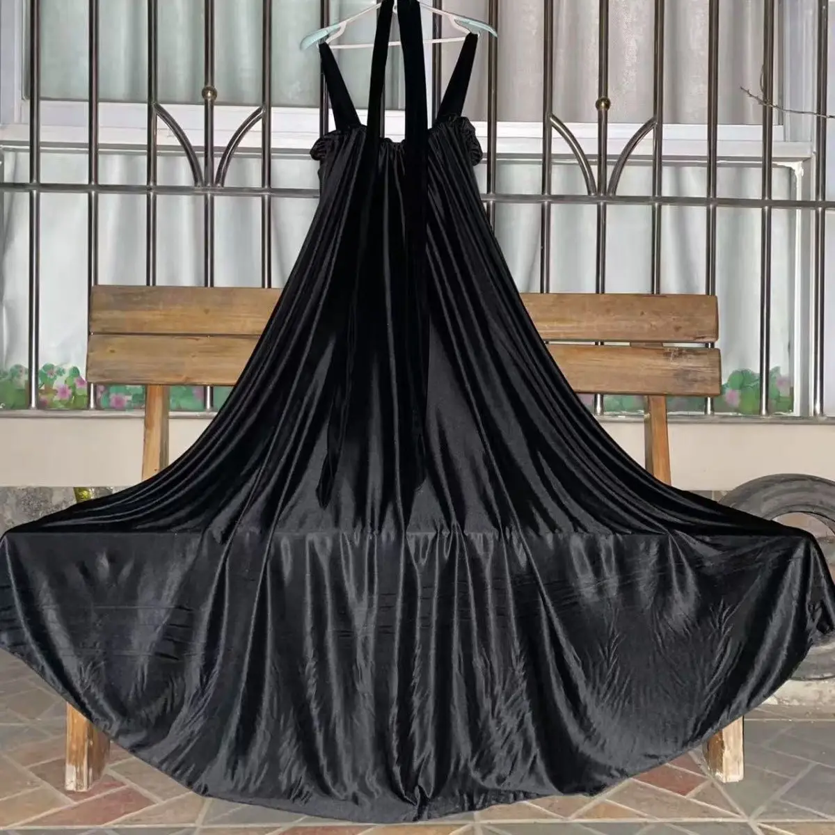 Glossy Sleeveless Women Satin Loose Maxi Dress Sleeveless Plus Size Sexy Sleeping Robe