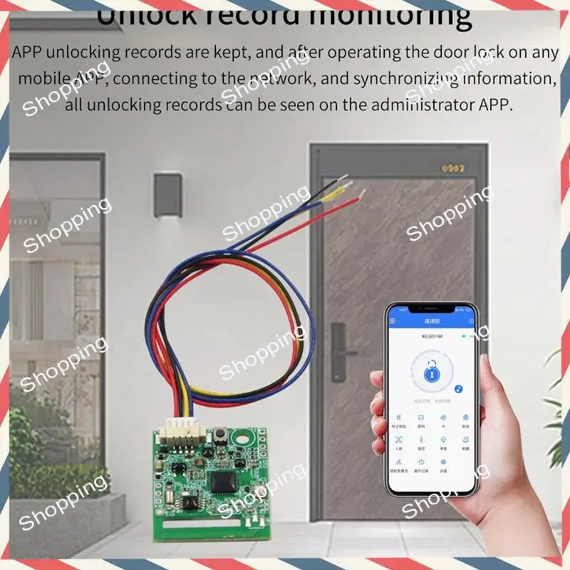 M20K SN9243 Electronic Lock Module 4.5-10V BLE5.0 Electronic Lock Module Electronic Lock Module Foralexa / Google Home