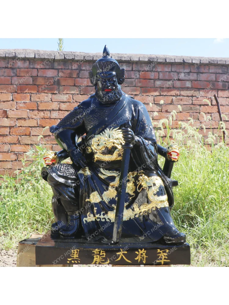 Huayin Hall Yang Liulang Statue Yang General Zhang Fei Yue Fei Shop Temple Decoration Resin Fiberglass Buddha Statue