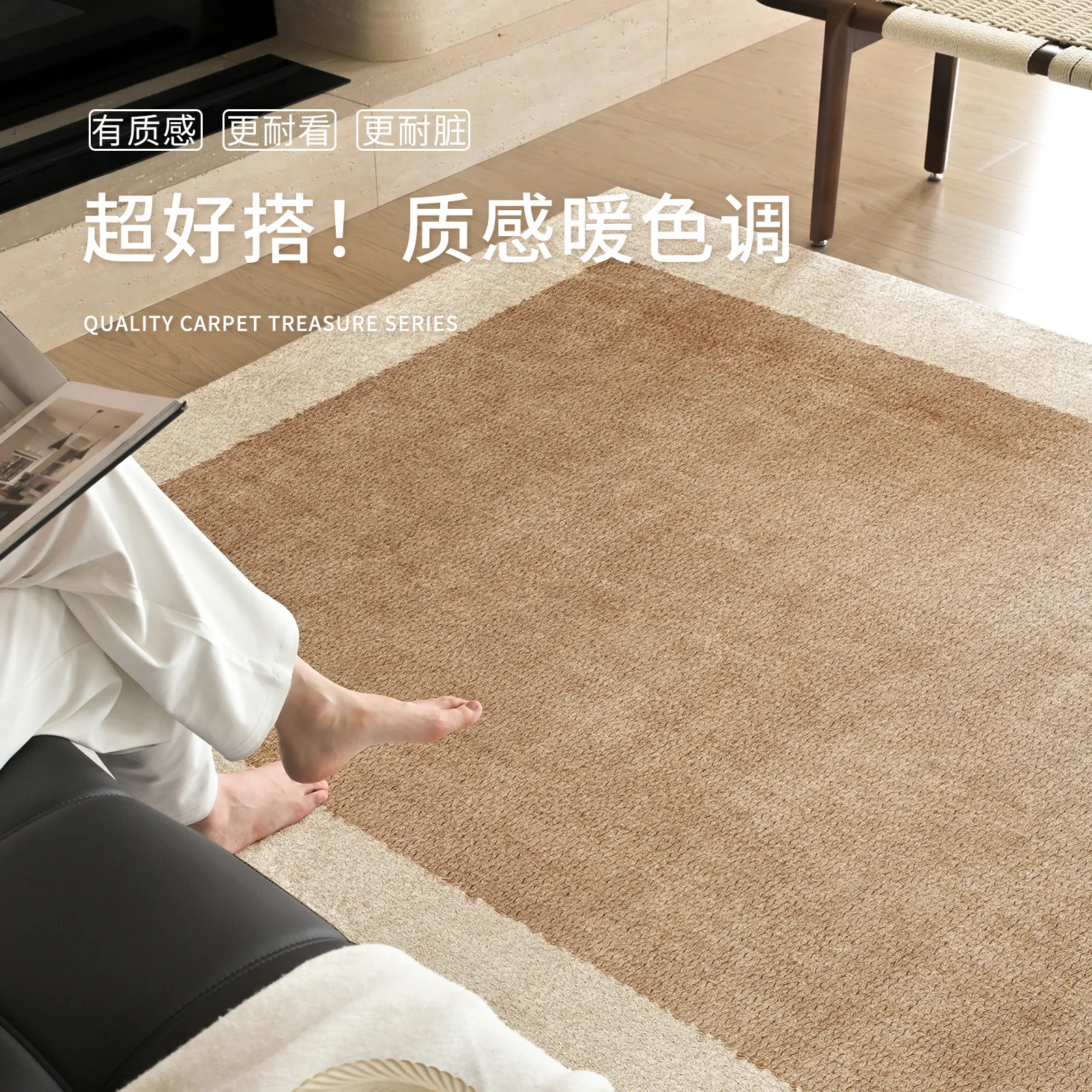 Chinese Style Living Room Carpet Vintage Bedside Tatami Floor Mat Home Decor Area Rug Bedroom Soft Velvet Carpet Large Customize