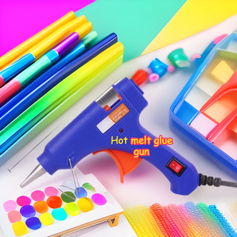 

Мини-инструменты, клеевой пистолет, 7 мм, пистолет для горячего клея, 20 Вт, термостат для нагрева, электрический инструмент для ремонта, сделай сам, бытовой, соответствующий ЕС