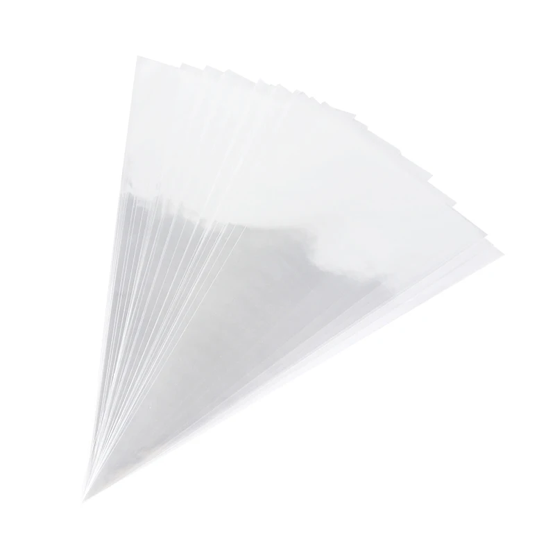 50Pcs Klar Kegel Süßigkeiten Taschen Lebensmittel Snack Verpackung Kunststoff Tasche Mit Krawatten Hochzeit Geburtstag Party Favors Dekoration DIY Geschenk taschen – Detail 14