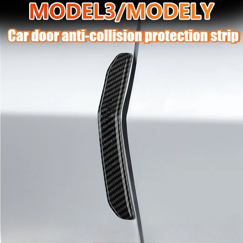 Door Edge Guard for Tesla Model 3 Y 2021-2026 ModelY Juniper 3 Highland Anti-Collision Edge Protector Sticker 4PCS Accessories
