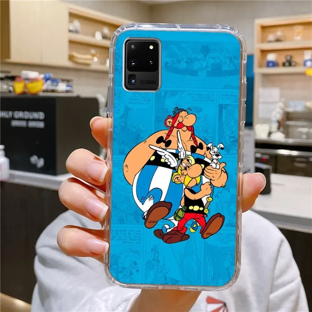 A-Asterix Contre O-Obelix Cesar Phone Case For Samsung Galaxy A52 A12 A51 S21 Edge S22ULTRA S23 S20LITE Plus Ultra Cover