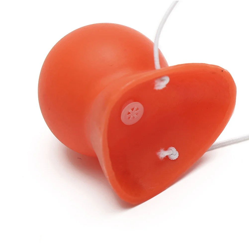 

4 шт., реквизит для носа красного клоуна из резины, легкий удобный нарядный костюм, аксессуар для вечеринки, праздничное выступление на сцене