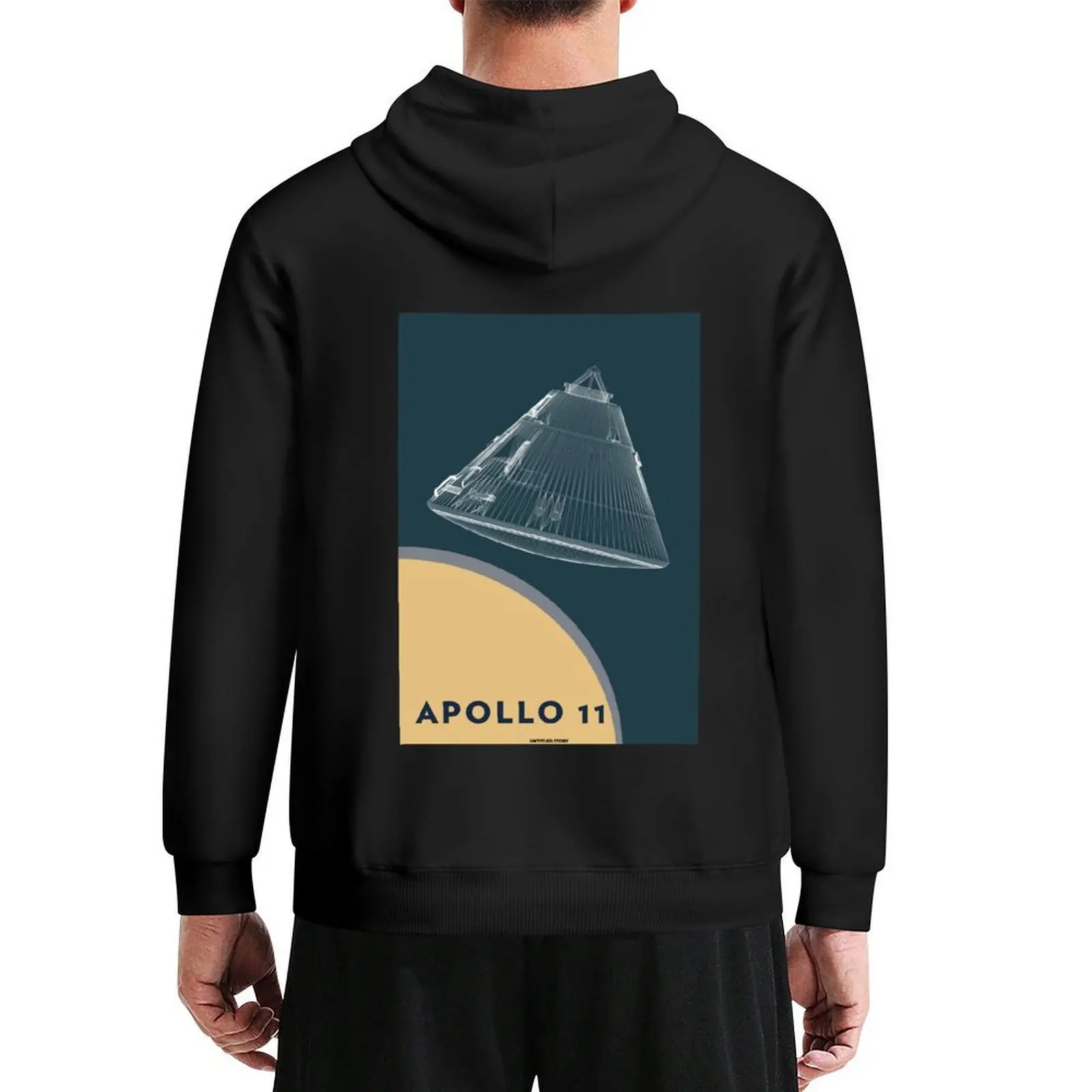 أبولو 11 وحدة الهبوط هوديي الرجال العرق قميص أنيمي الملابس الذكور الملابس الجمالية هوديس للرجال