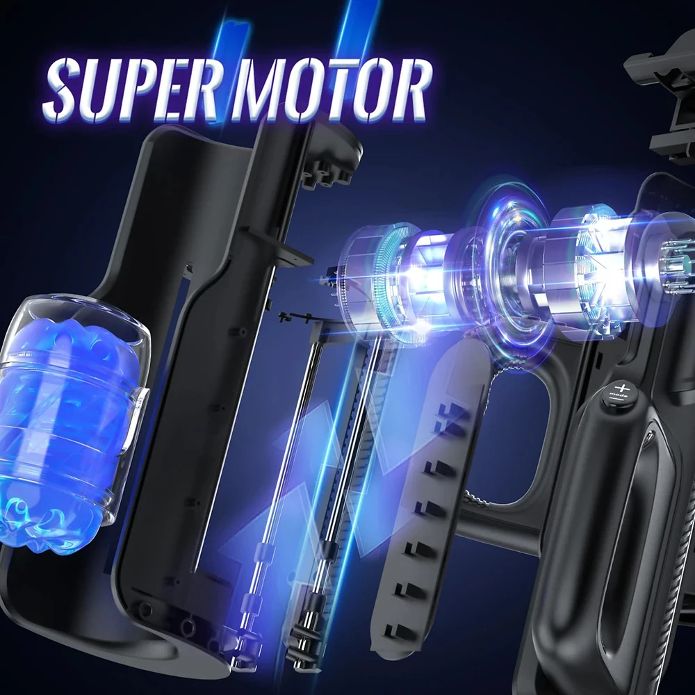 مقابض مزدوجة Leten King آلة الجنس الكهربائية Thrusting ذكر الاستمناء النشوة الجنسية ألعاب جنسية 2 كم ناعم صوت القضيب محفز