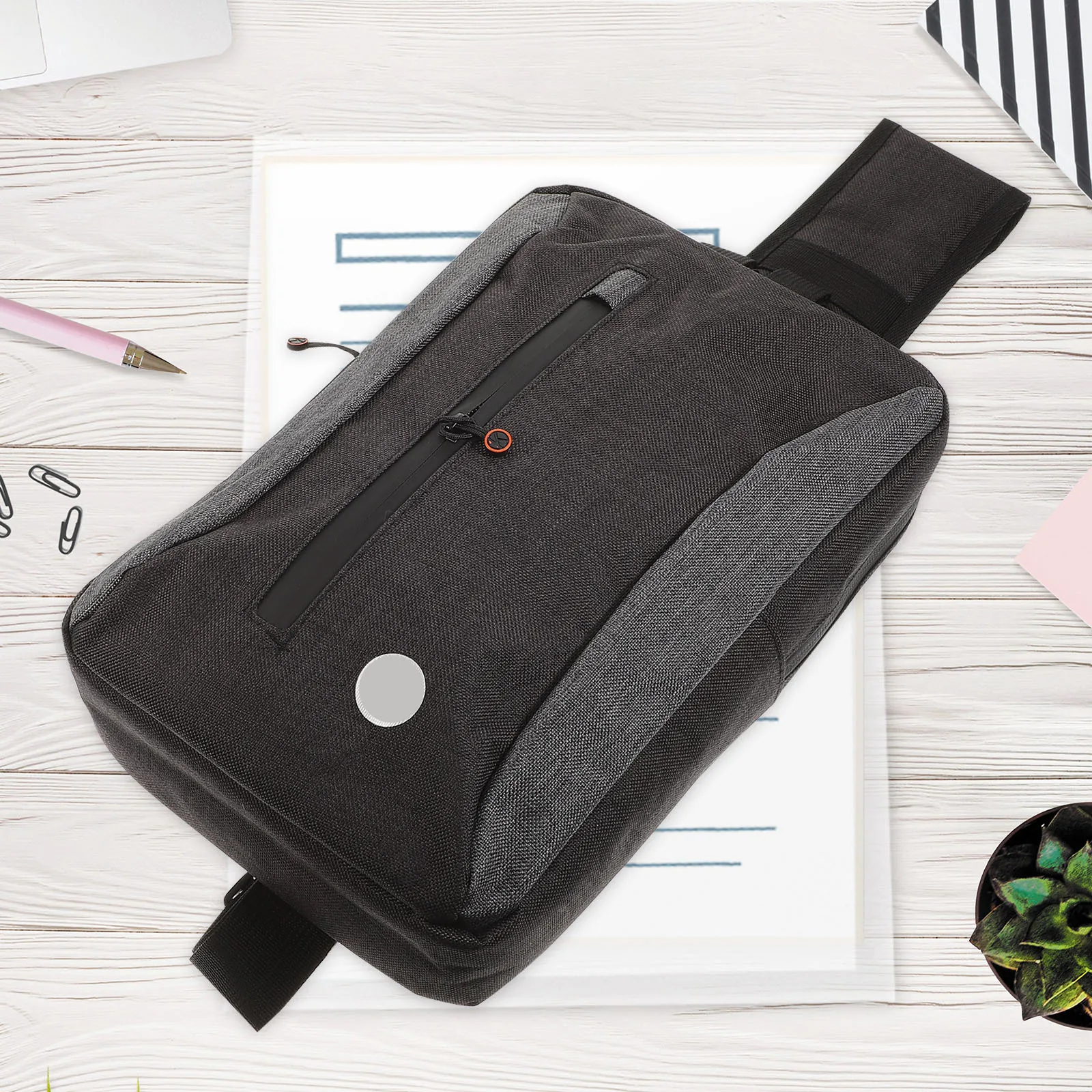 

1Pcs Bike Handlebar Bag Large Capacity Waterproof Chest Bag Cycling Sling Backpack Bike Frame Storage Pouch Multifunction