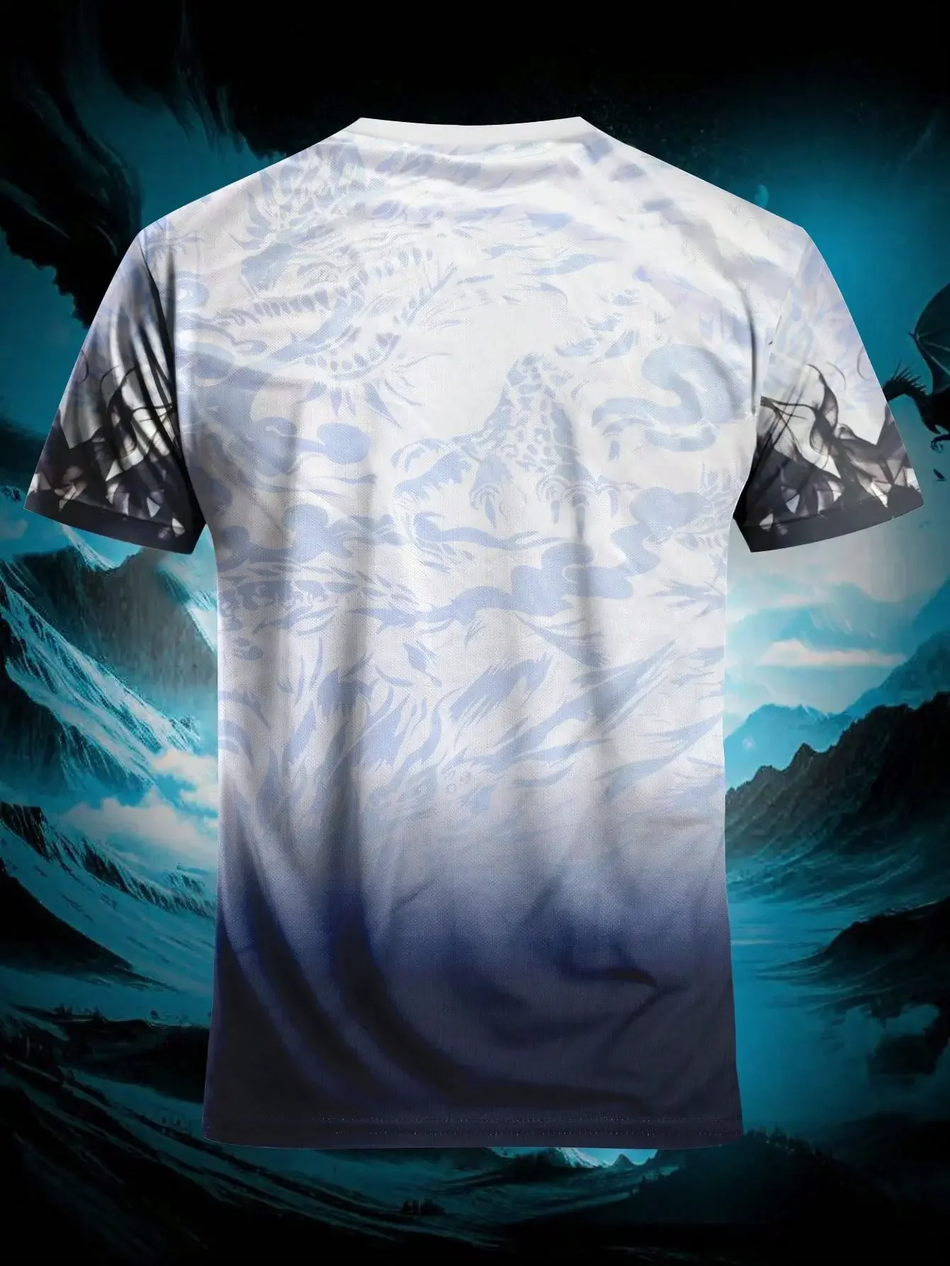 Dragon Print Men's Football Jersey Soccer Training Suit Mexican Japanese Boys Adult Short Sleeve T-Shirt Tops Youth 2026 Tees
