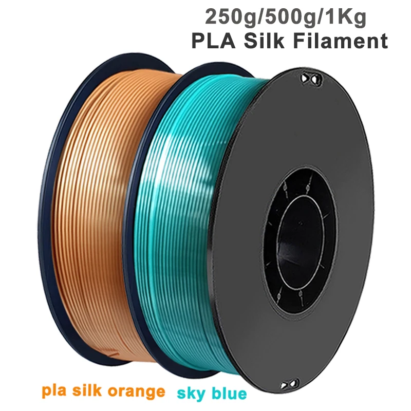 

1,75 мм 3D катушка для проволоки накаливания PLA Silk Orange 250 г 500 г 1 кг материал для 3D-принтера заправки для печати проволока накаливания вакуумная упаковка