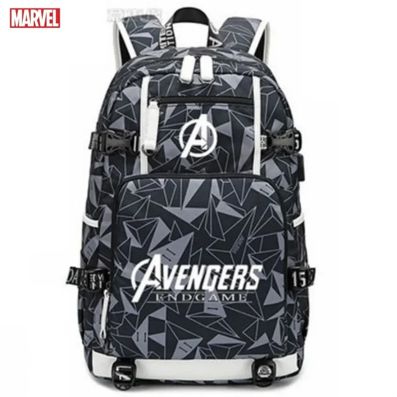 

Креативный периферийный модный принт Marvel «Мстители», студенческий красивый рюкзак большой емкости, перезаряжаемая сумка для компьютера, подарок