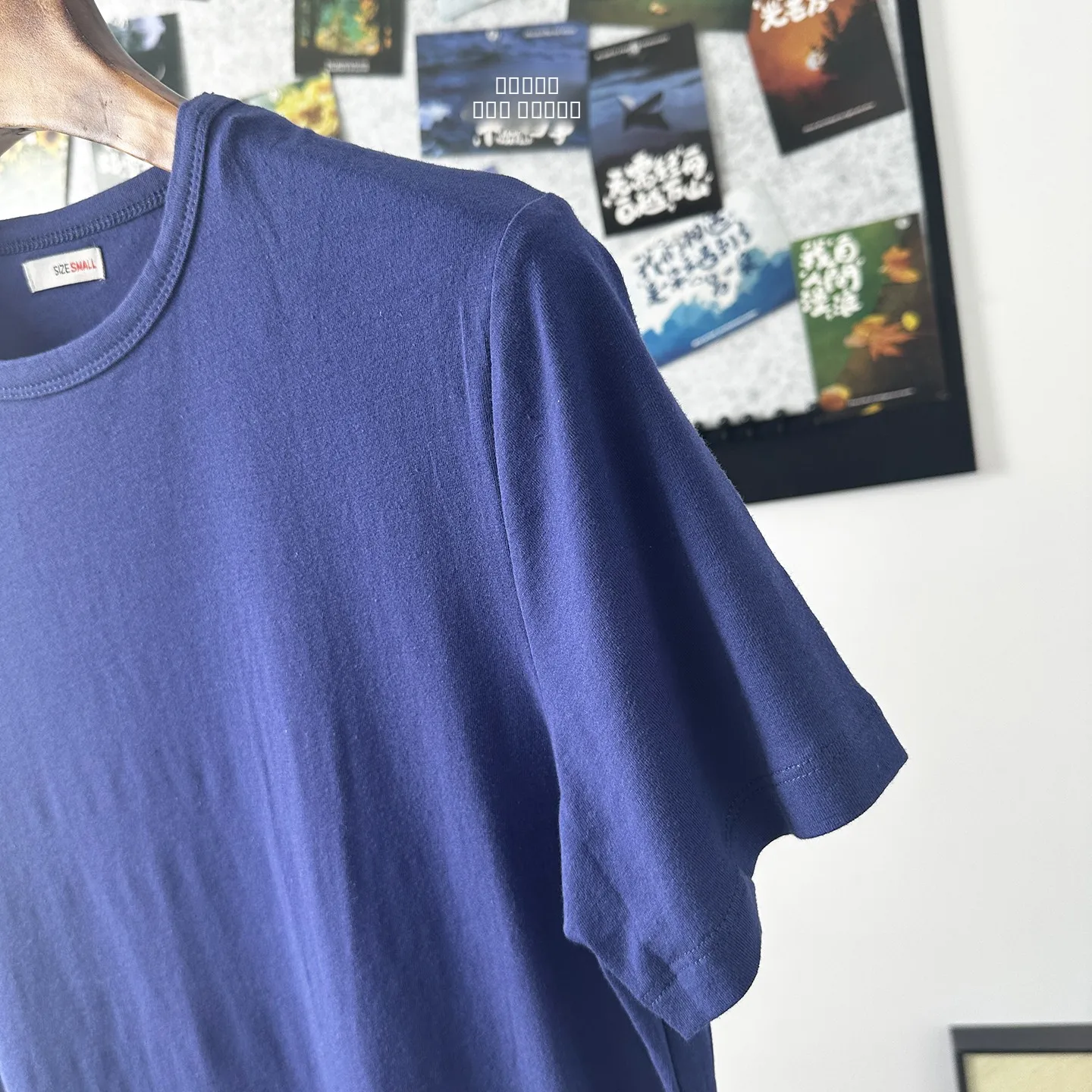 Waed Cotton ort Sve T-irt Soft Comfortable Skin-friendly round Ne Basic  Color Summer Faionable Men's Top