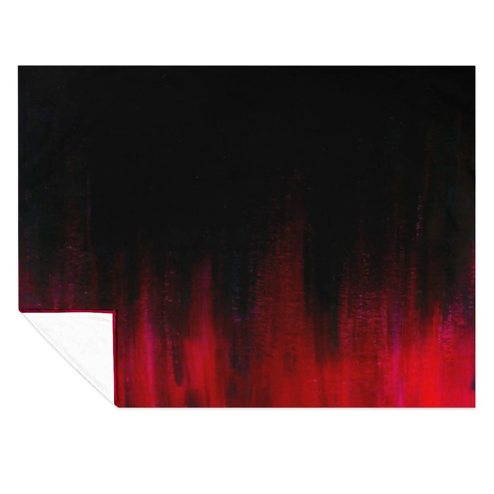

Red and Black Abstract Throw Blanket Picnic Luxury Brand Designers Blankets