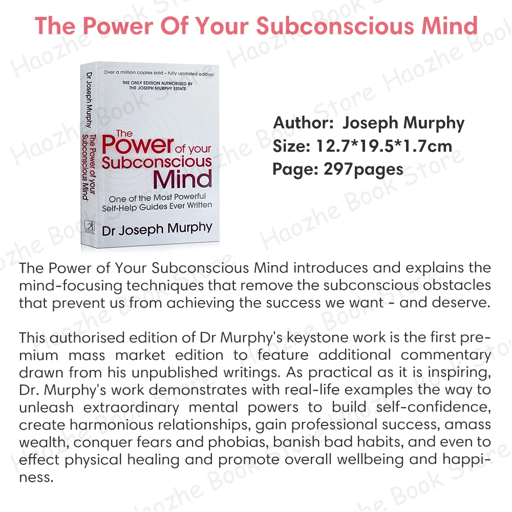 The Power Of Your Subconscious Mind: One Of The Most Powerful Self-Help Guides Ever Written Motivational Self-Help English Book