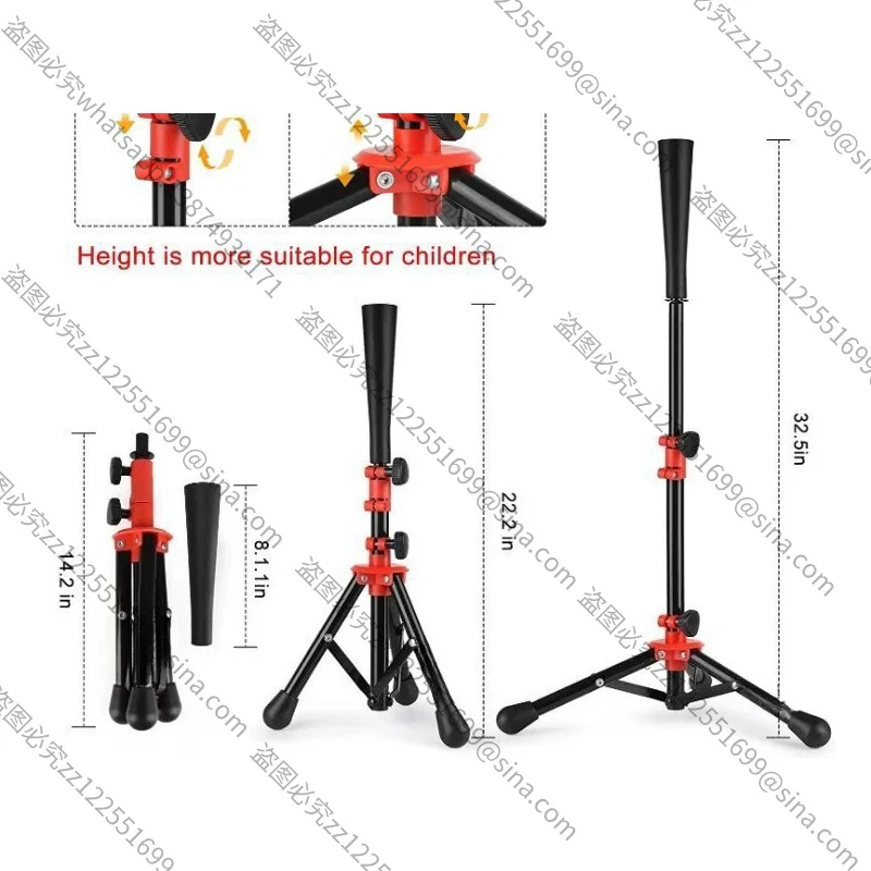 Suitable for Outdoor Baseball Practice Hitting T-pillar Lightweight Frame Assembly Simple Training Ball Control Ability