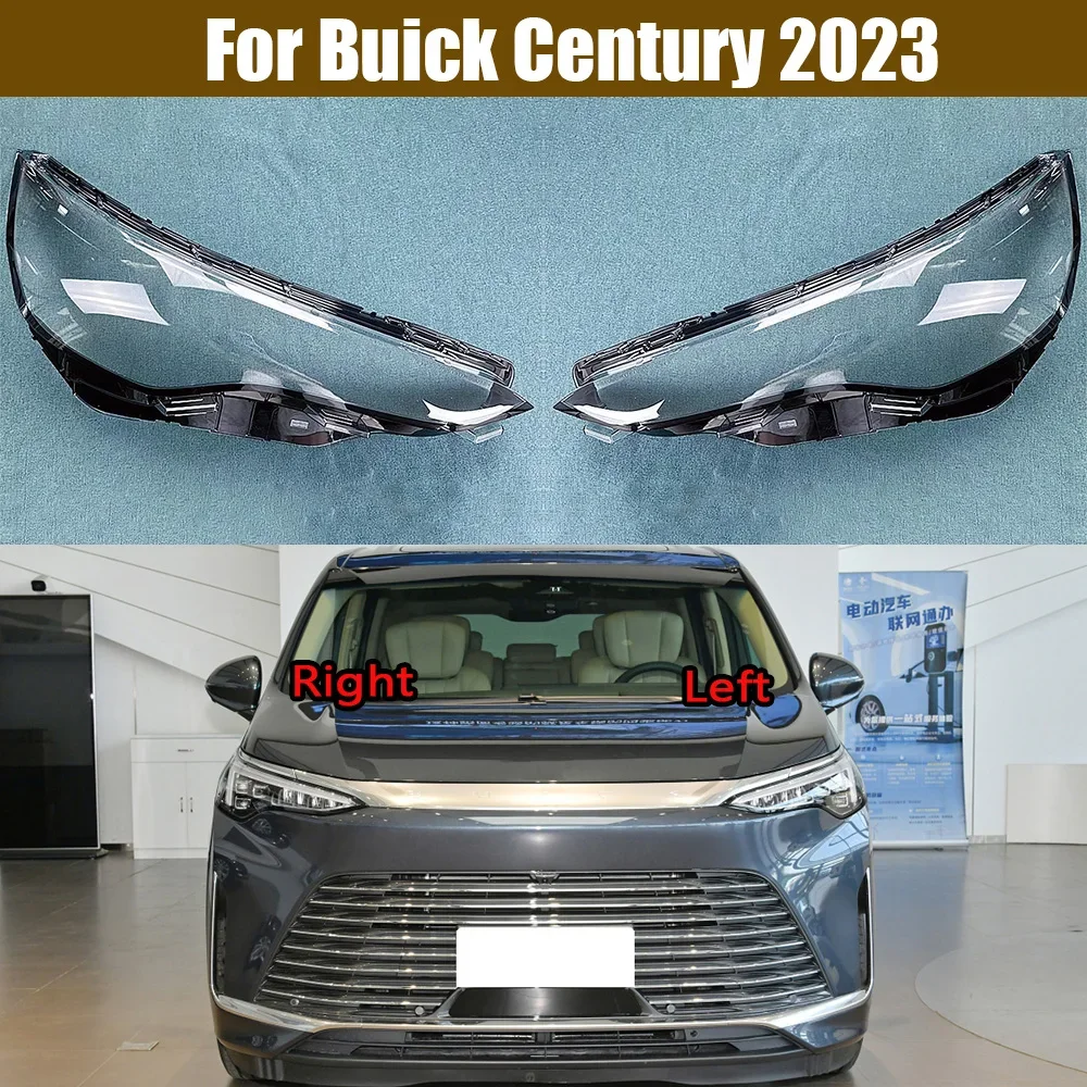 

For Buick Century 2023 Headlight Cover Transparent Mask Headlamp Lamp Shell Lens Replace Original Lampshade Plexiglass