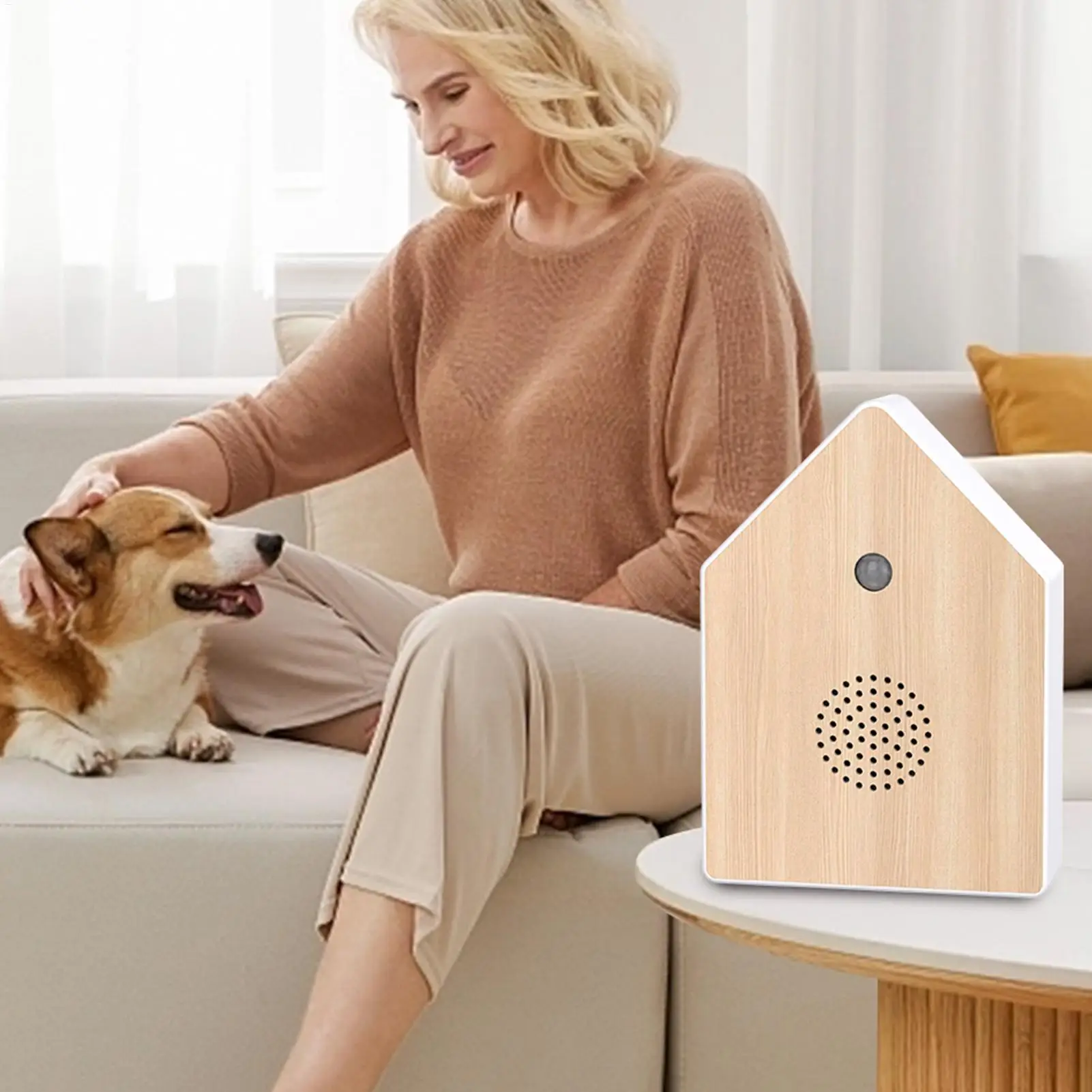 صانع الضوضاء الطيور المنشط بالحركة النقيق صندوق تشغيل الموسيقى الطيور صوت الطبيعة النوم المعونة لمنطقة الترفيه غرفة الضيوف التأمل #5