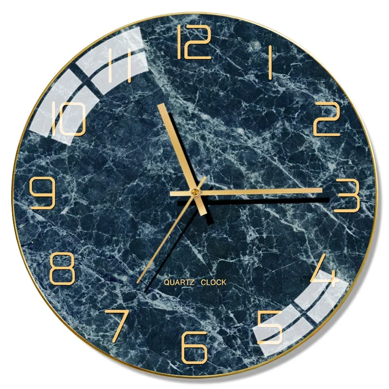 Nordic Modern Glass Wall Clock Kitchen Creative Wall Watches Home Decor Living Room Silent Clocks Orologio Da Parete Gift FZ729