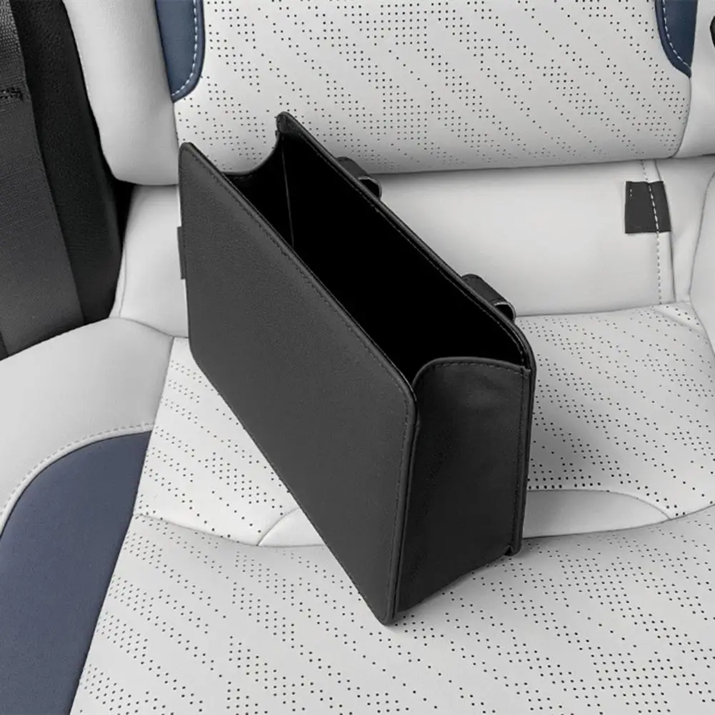 Car Storage Box Multi-purpose Hanging Car Organizer Small Foldable Dustbin for Clutter-free Driving Bin Boot Organiser Foldable