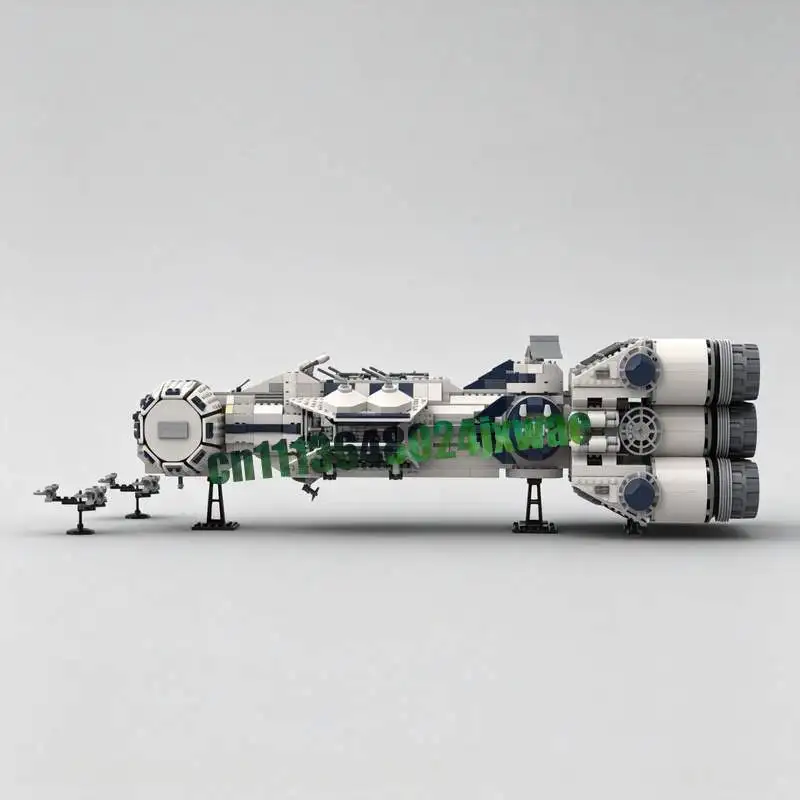 1927PCS Night Caller Session Strike Space Ship Model Building Blocks MOC Sci-Fi Vehicle Assembly Puzzle Toy Gift Display Bricks