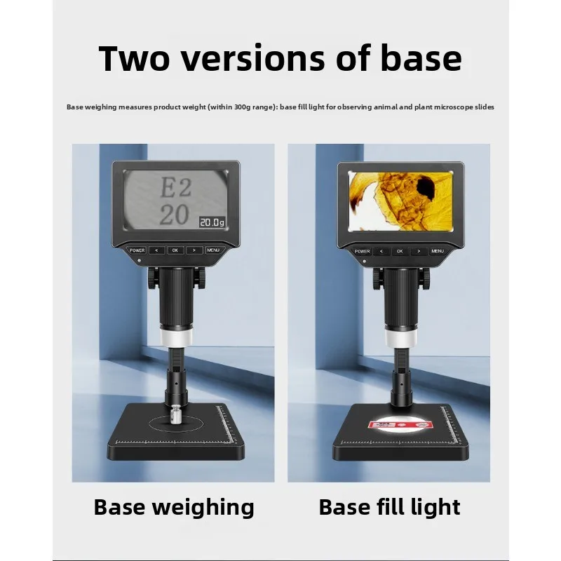 4.3-Inch digital microscope with weighing function for professional repair and inspection