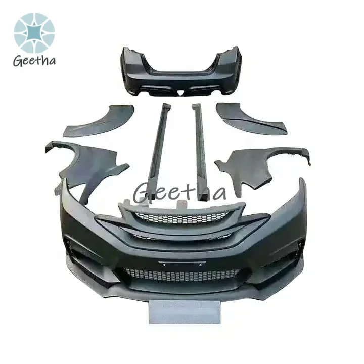 

Car Body Kits CMST Style Wide Bumper for Honda Fit GK5 2014-2018 Car Bumpers